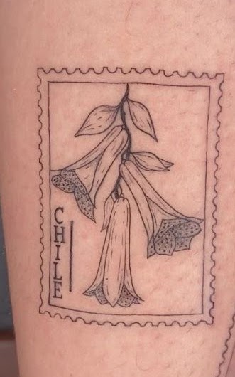 Tatuaje Puma realista dotwork — CAOS Art Tattoo Chile